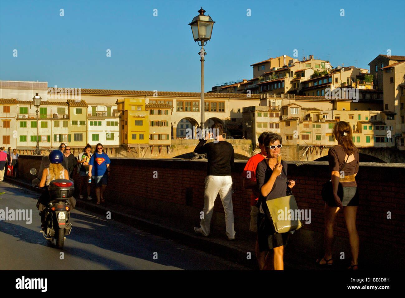 Die Ponte Vecchio. Stockfoto