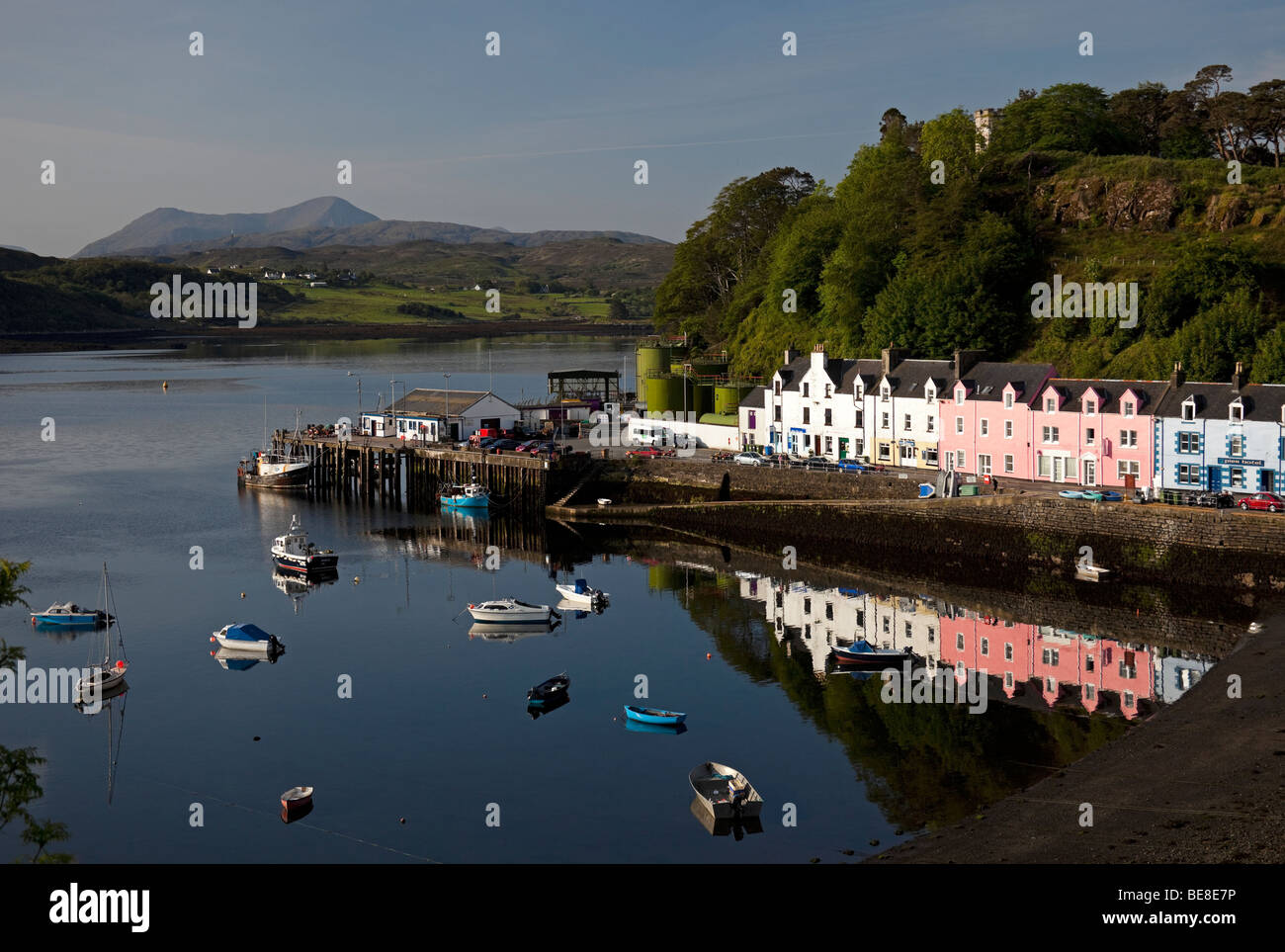 Hafen von Portree, Isle Of Skye, Schottland, UK, Europa Stockfoto