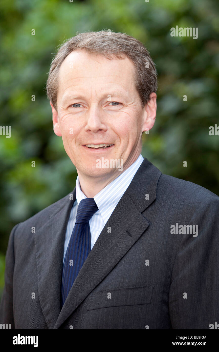 Peter Knopp, Vorsitzender des westdeutschen gelernte AG, Westdeutsche Immobilien Bank AG, WestImmo, Frankfurt Am Main, Hess Stockfoto