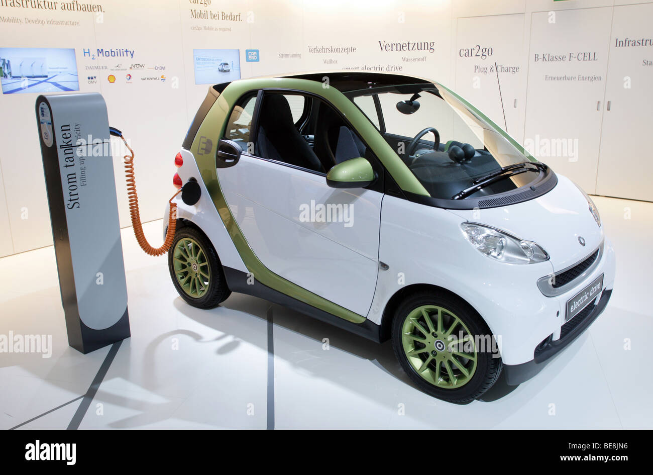 Elektroauto smart electric Drice bei der 63. IAA Motorshow in Frankfurt/Main, 15.9.2009 Stockfoto