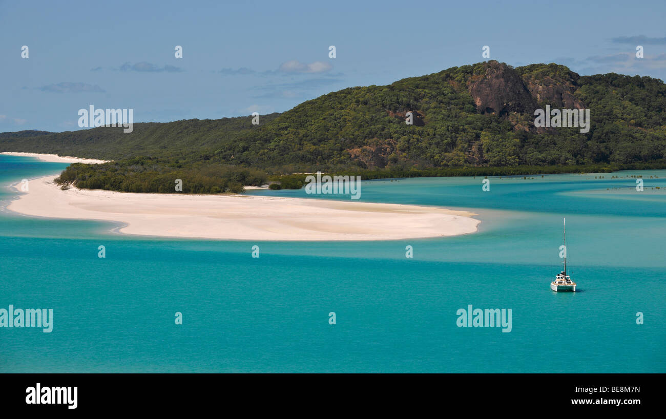 Whitehaven Beach, Whitsunday Islands, Whitsunday Islands Nationalpark, Queensland, Australien Stockfoto
