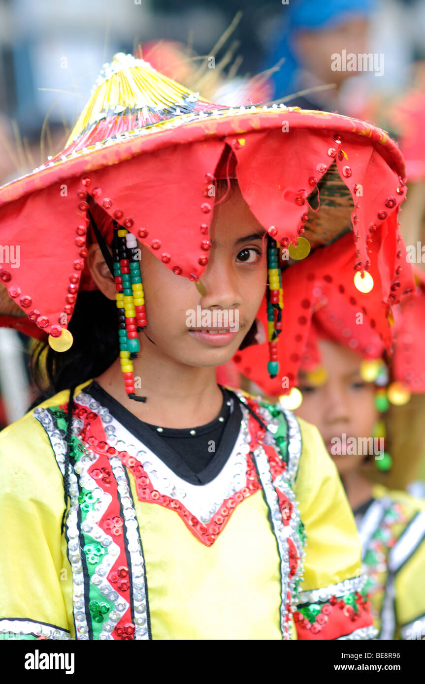 Kadayawan Festival Davao Stadt Davao del Norte Mindanao Philippinen Stockfoto