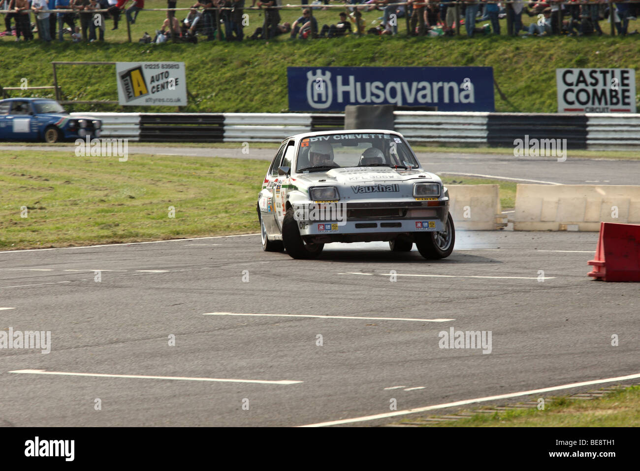 Castle Coombe Rallye-Tag 2009 - DTV Vauxhall Chevette HSR Stockfoto