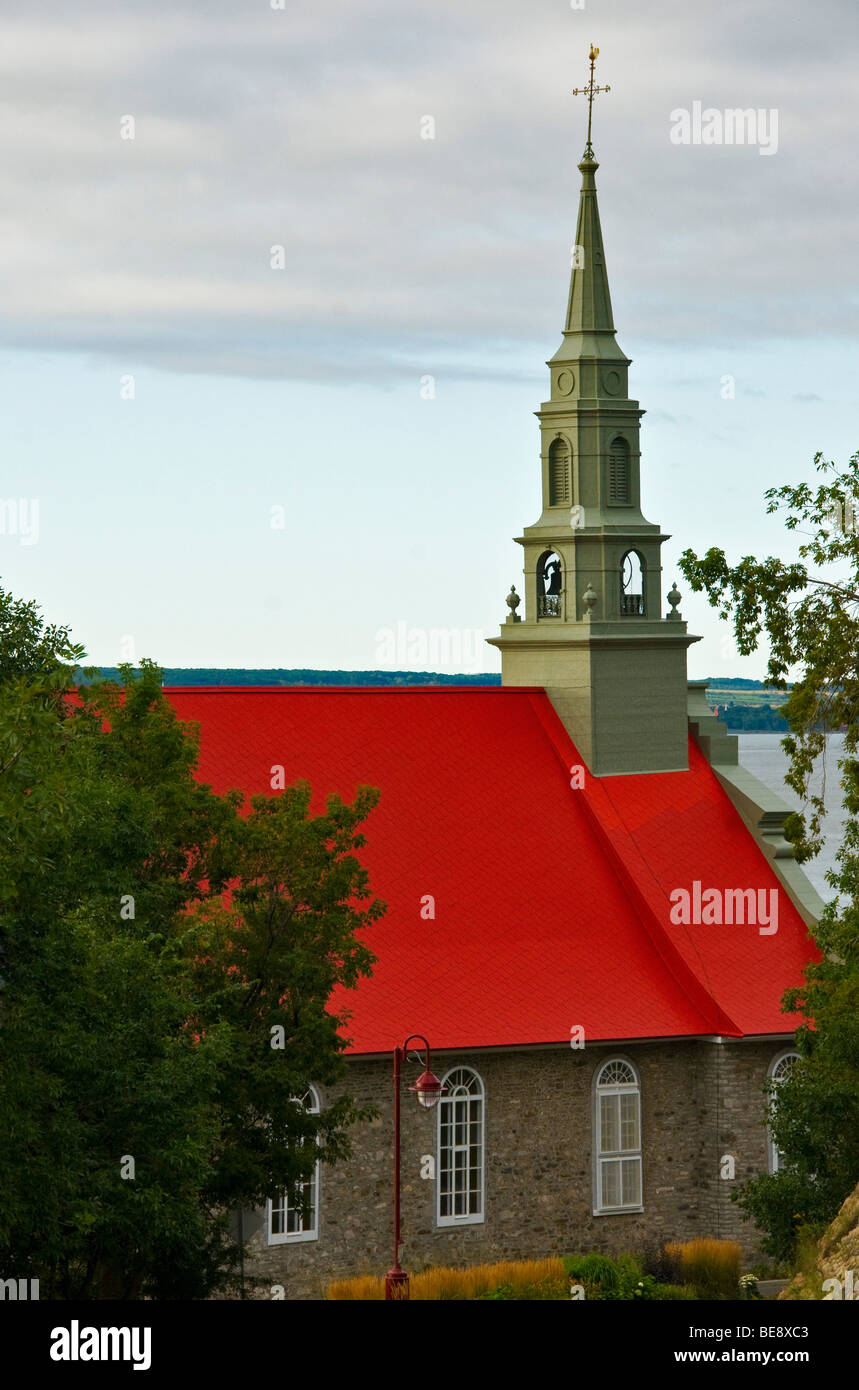 Kirche von St. Jean auf der Insel von Orleans Provinz Quebec Kanada Stockfoto