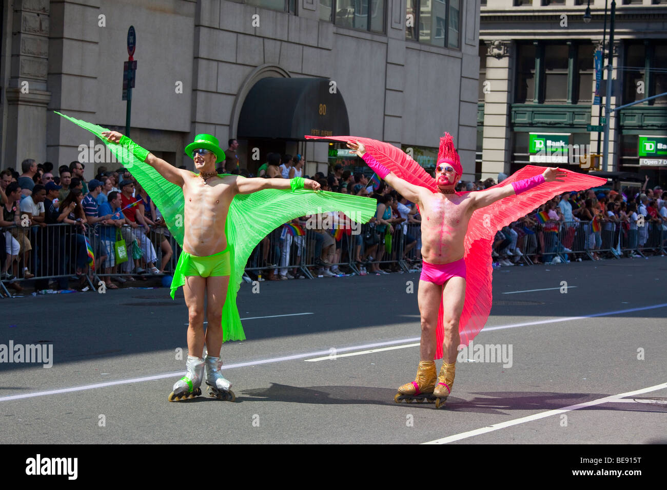 Gay-Pride-Parade in Manhattan in New York City Stockfoto