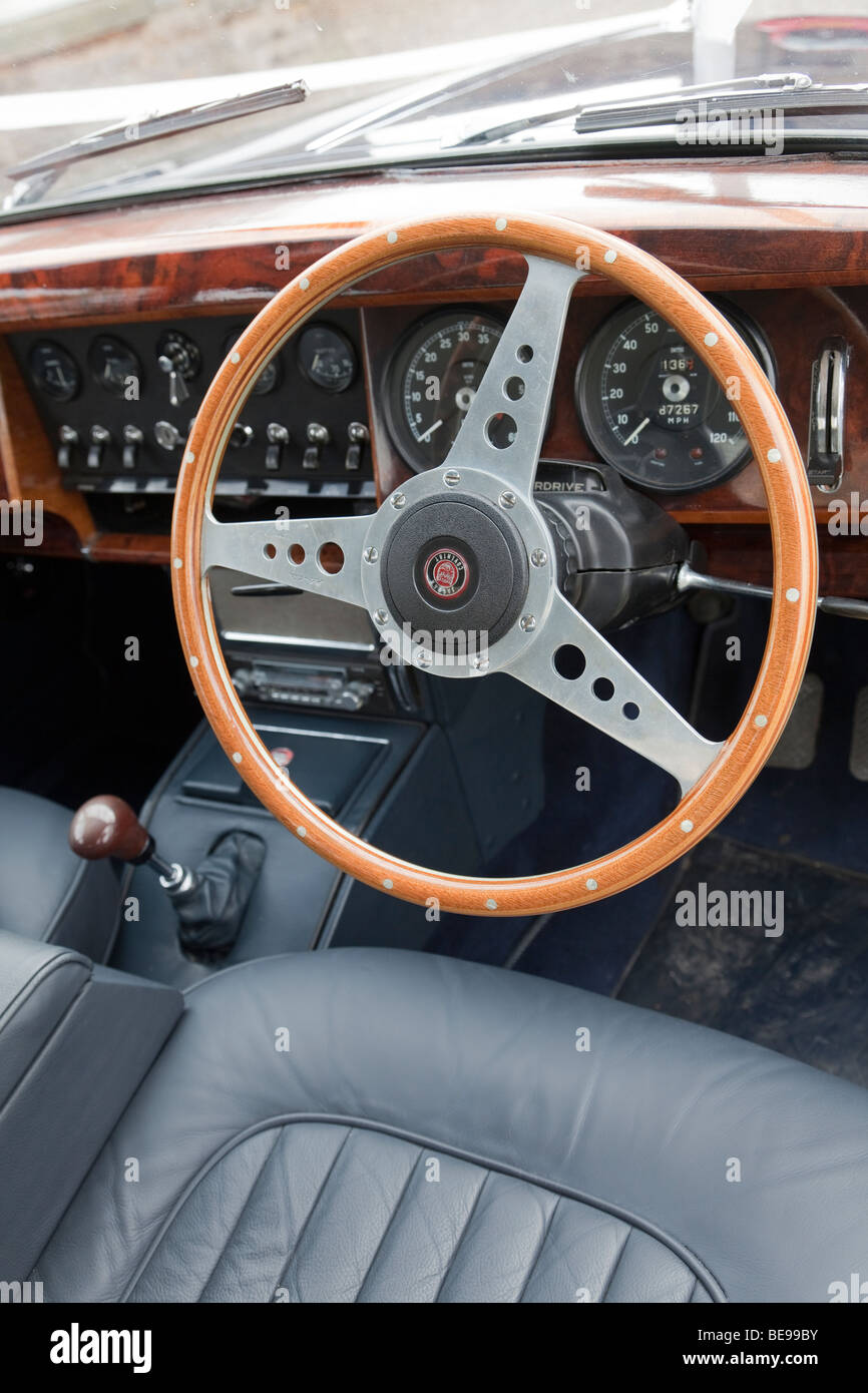 Jaguar Mk 2 Armaturenbrett Stockfoto