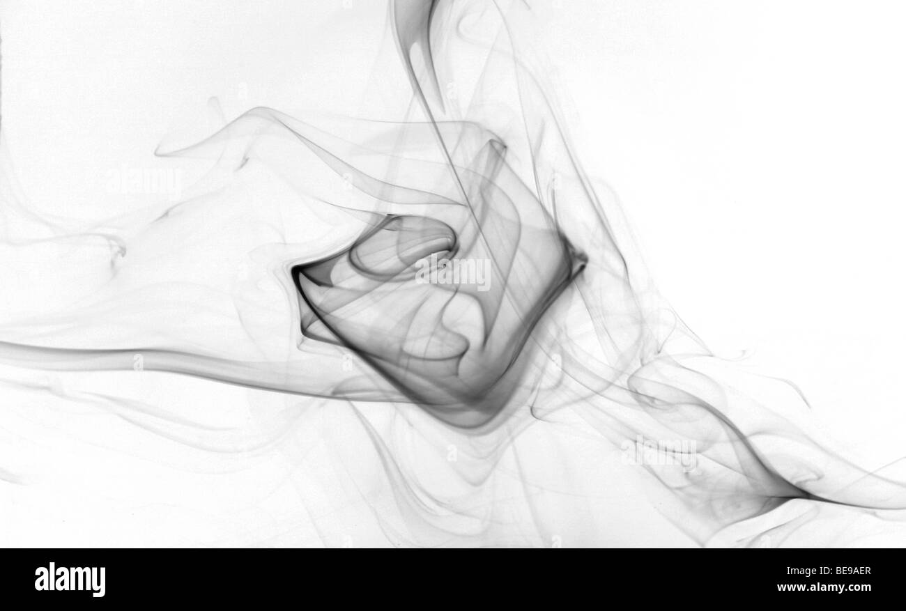 schwarzer Rauch Stockfoto