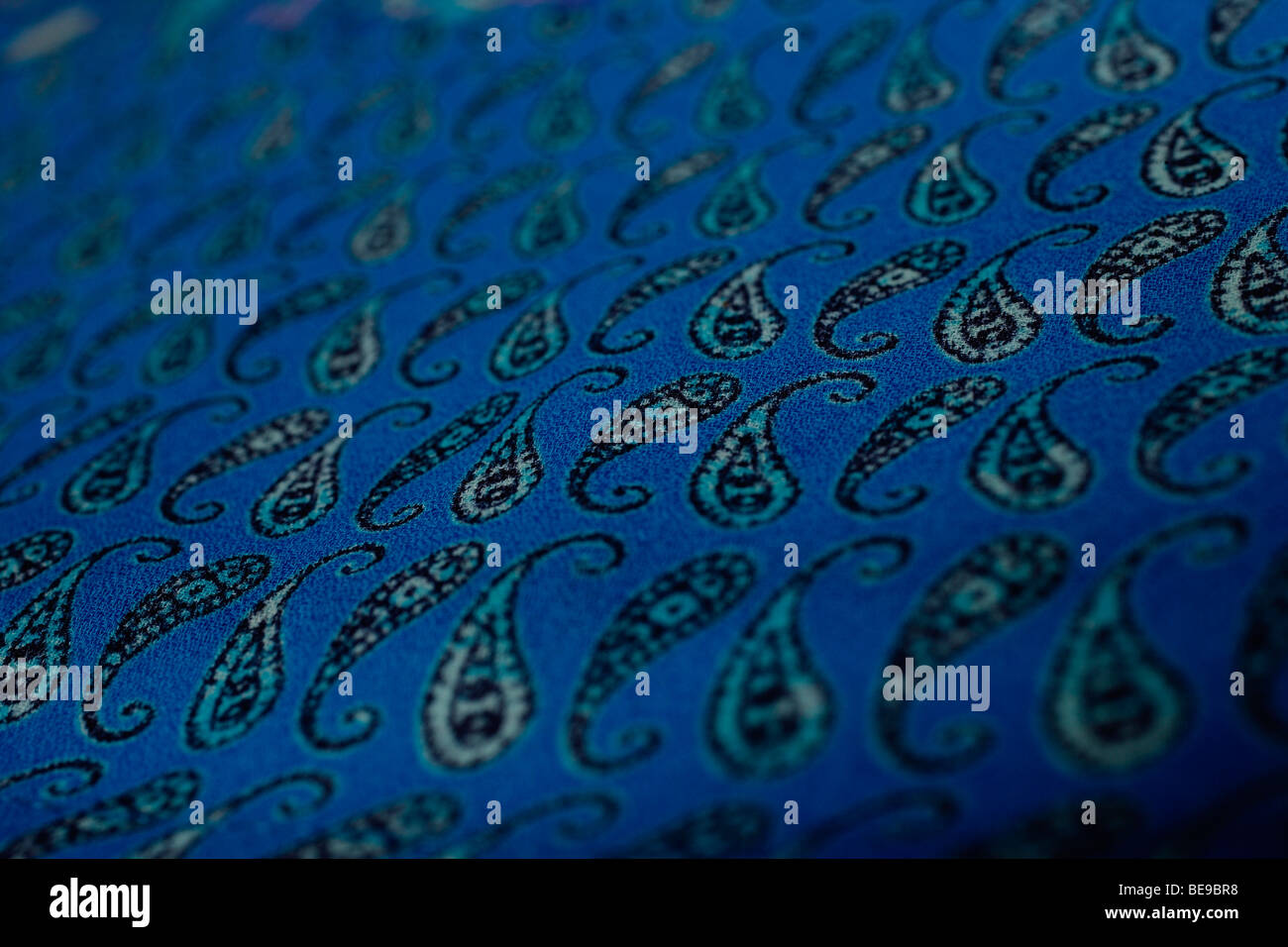 Stoff mit Paisley-print Stockfoto