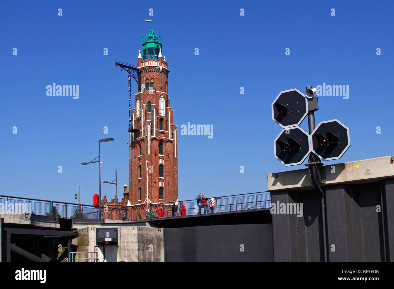 Leuchtturm / Bremerhaven Stockfoto