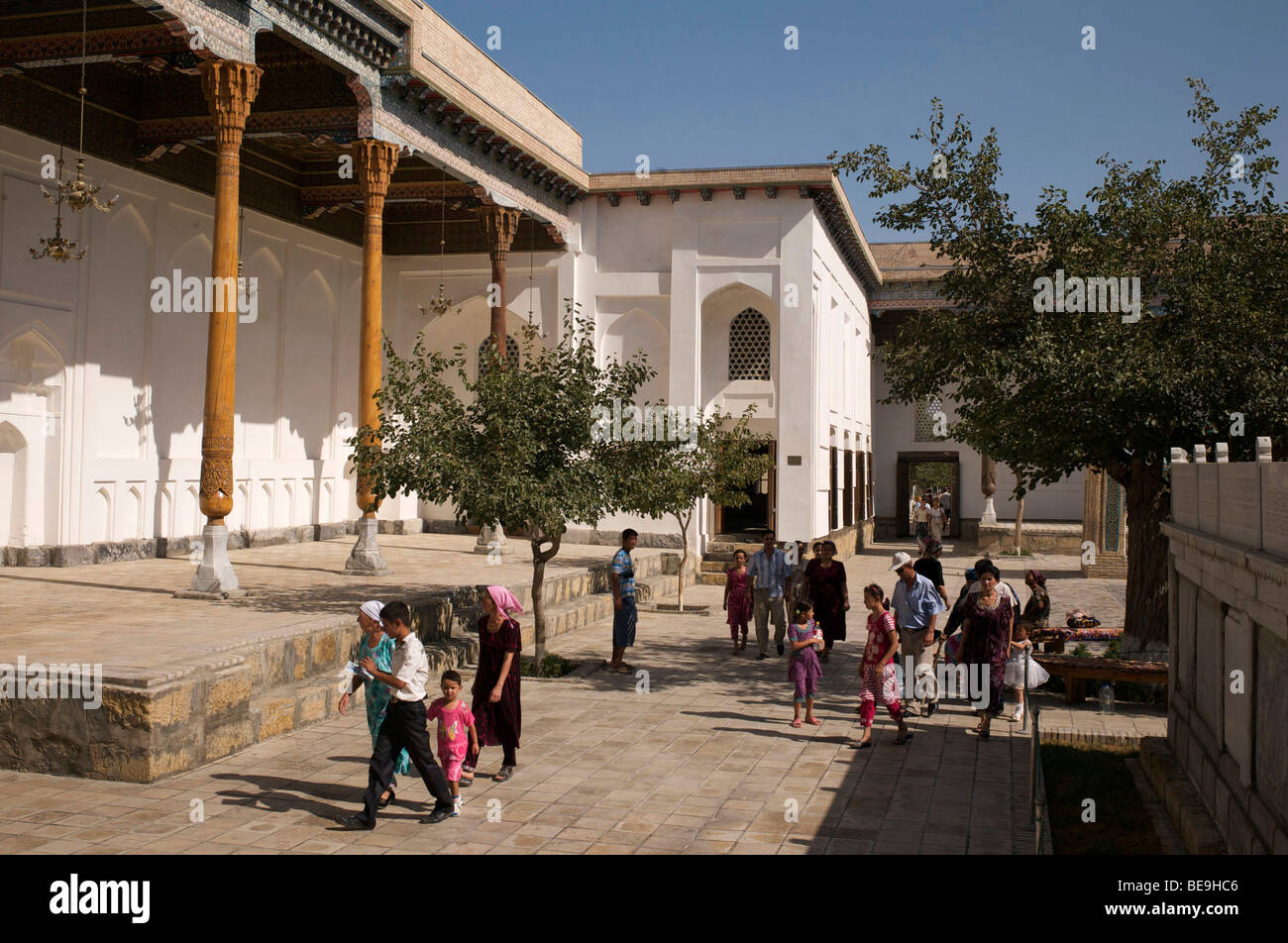 Buchara (Usbekistan): Baha Al-Din Naqchband Mausoleum Stockfoto