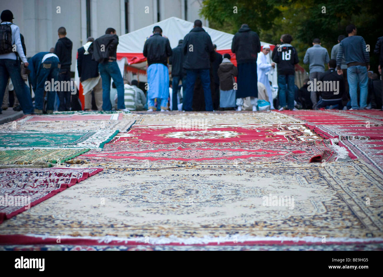 Lyon (69): Eid Ul-Fitr und Id-Ul-Fitr (2008/10/01) Stockfoto