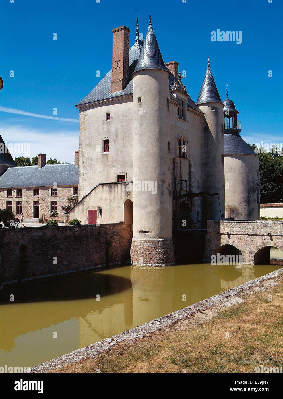 Chilleurs Aux Bois (45): 'Château de Chamerolles' Burg Stockfoto