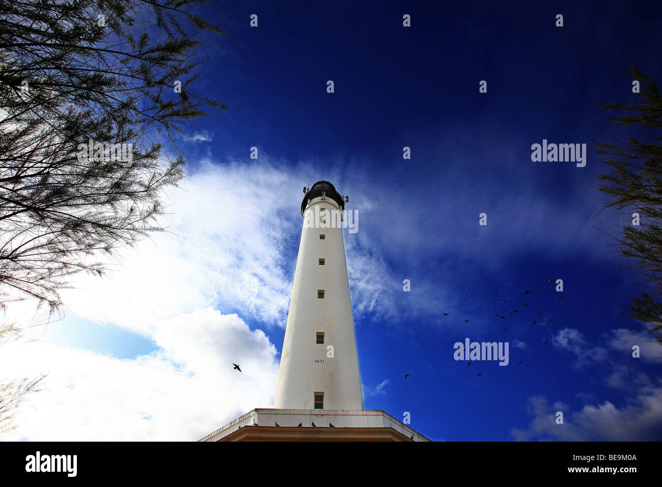 Biarritz (64): der Leuchtturm Stockfoto