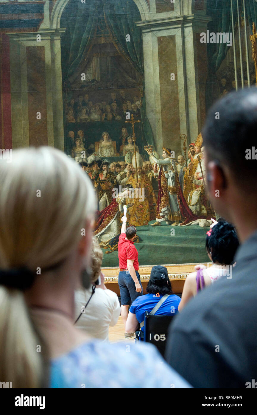 Paris (75): Der Louvre ("Musée du Louvre" auf Französisch) Stockfoto