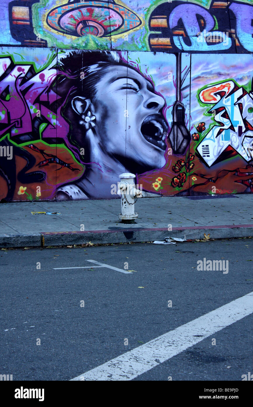Straße graffiti Stockfoto