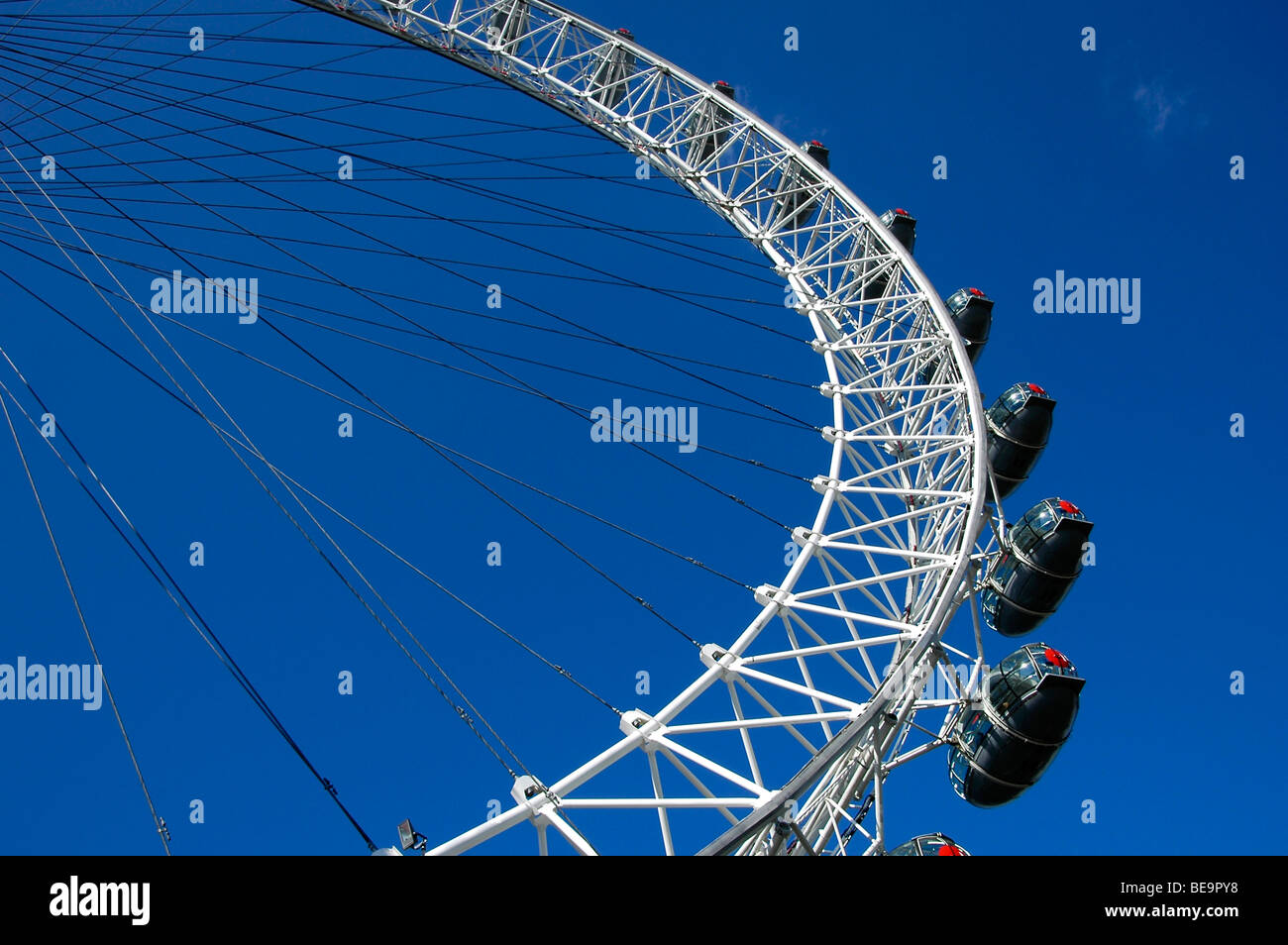 Riesenrad in London auch bekannt als das Millennium-Rad Stockfoto
