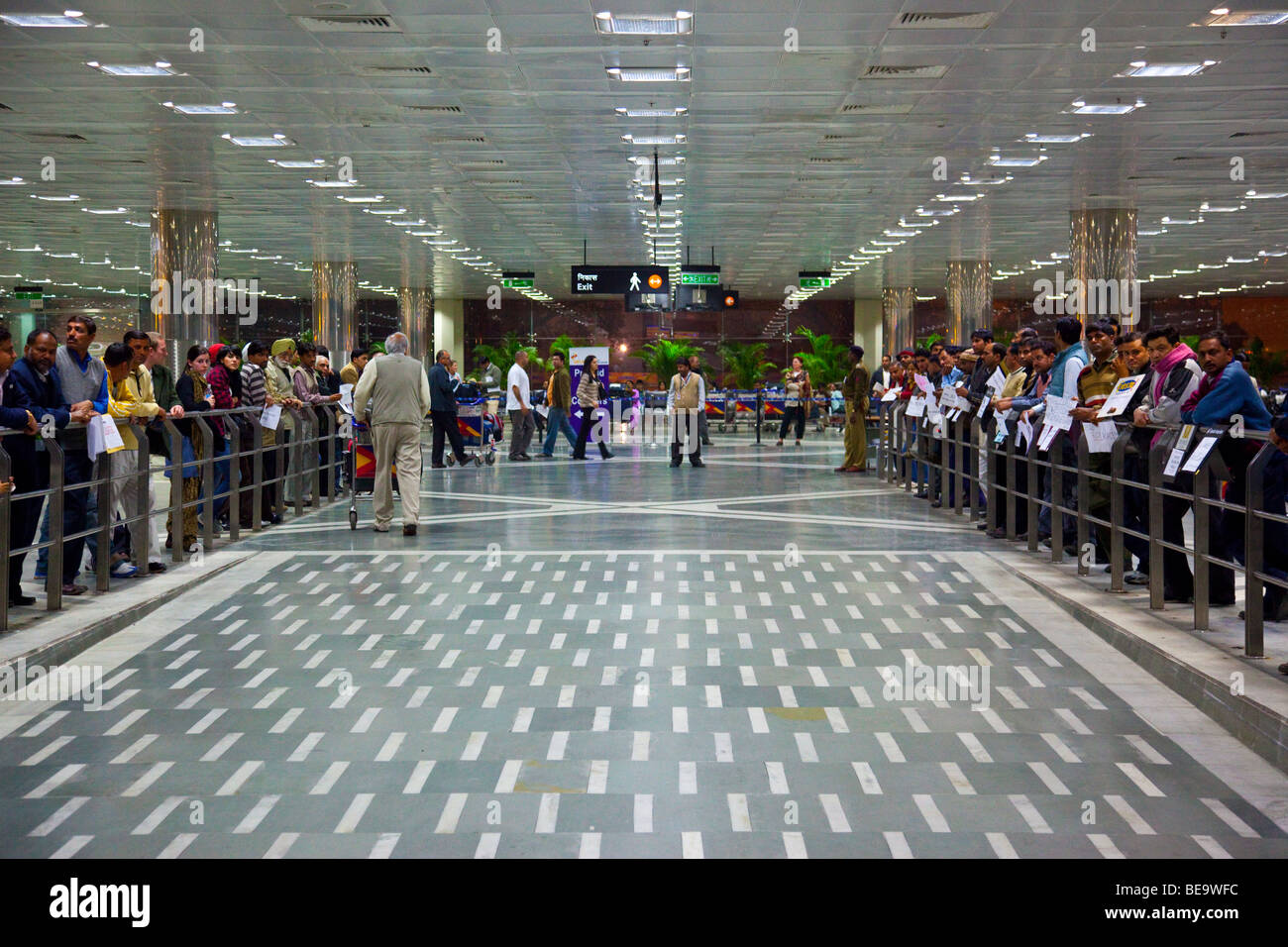 Indira Gandhi International Airport in Delhi Indien Stockfoto