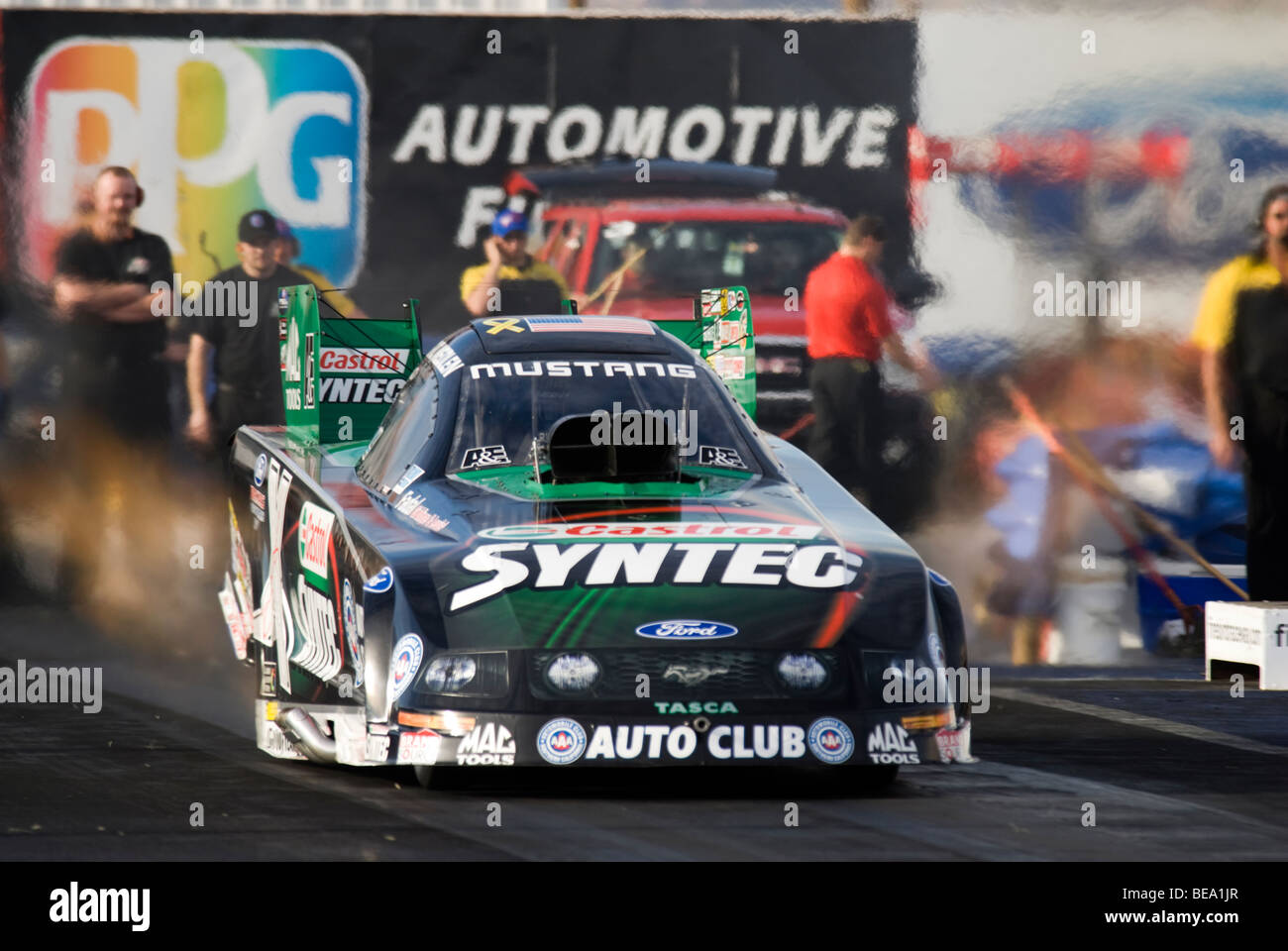 Eric Medlen 2008 NHRA Zeitfahren-Aktion auf dem Firebird International Raceway, Chandler, Arizona, USA Stockfoto