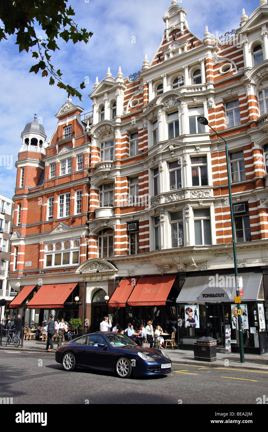Erker-Brasserie, Sloane Square, Chelsea London, Royal Borough of Kensington und Chelsea, Greater London, England, Vereinigtes Königreich Stockfoto