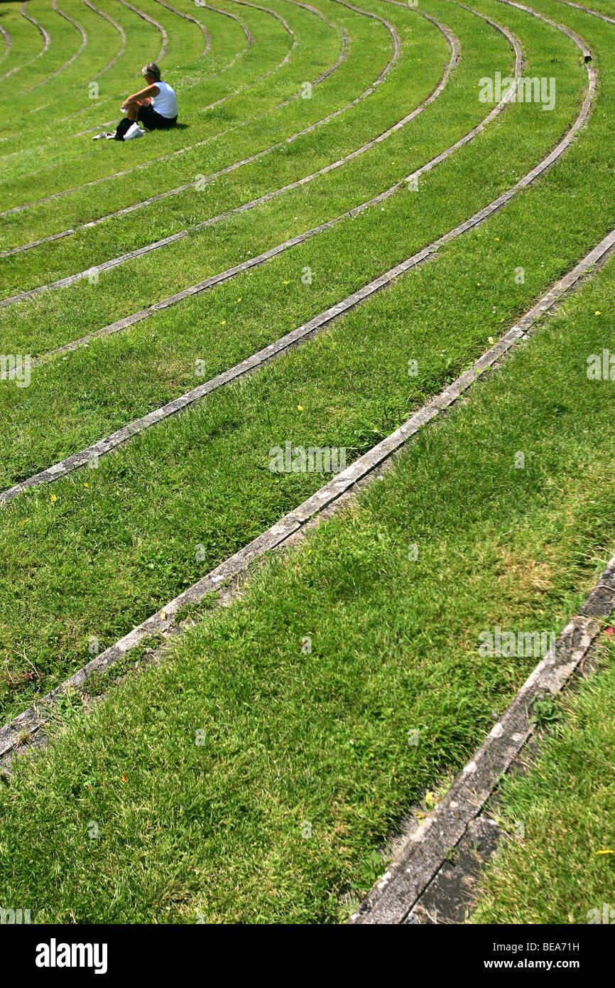 Cognac (16): Öffentlicher Park Stockfoto