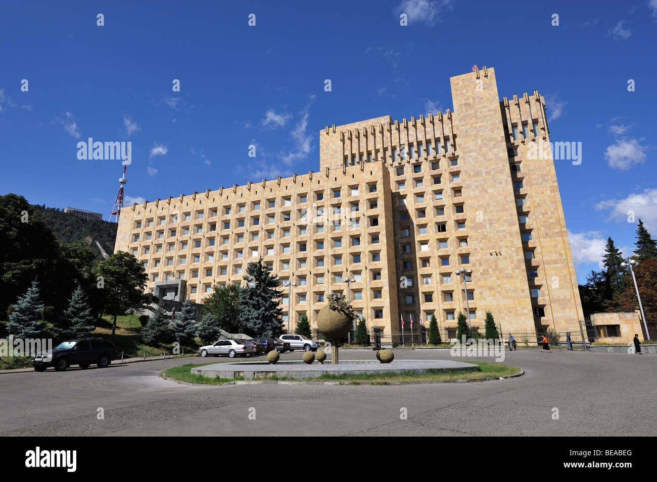 Staatskanzlei, Kanzlei in Tiflis, Georgien Stockfoto