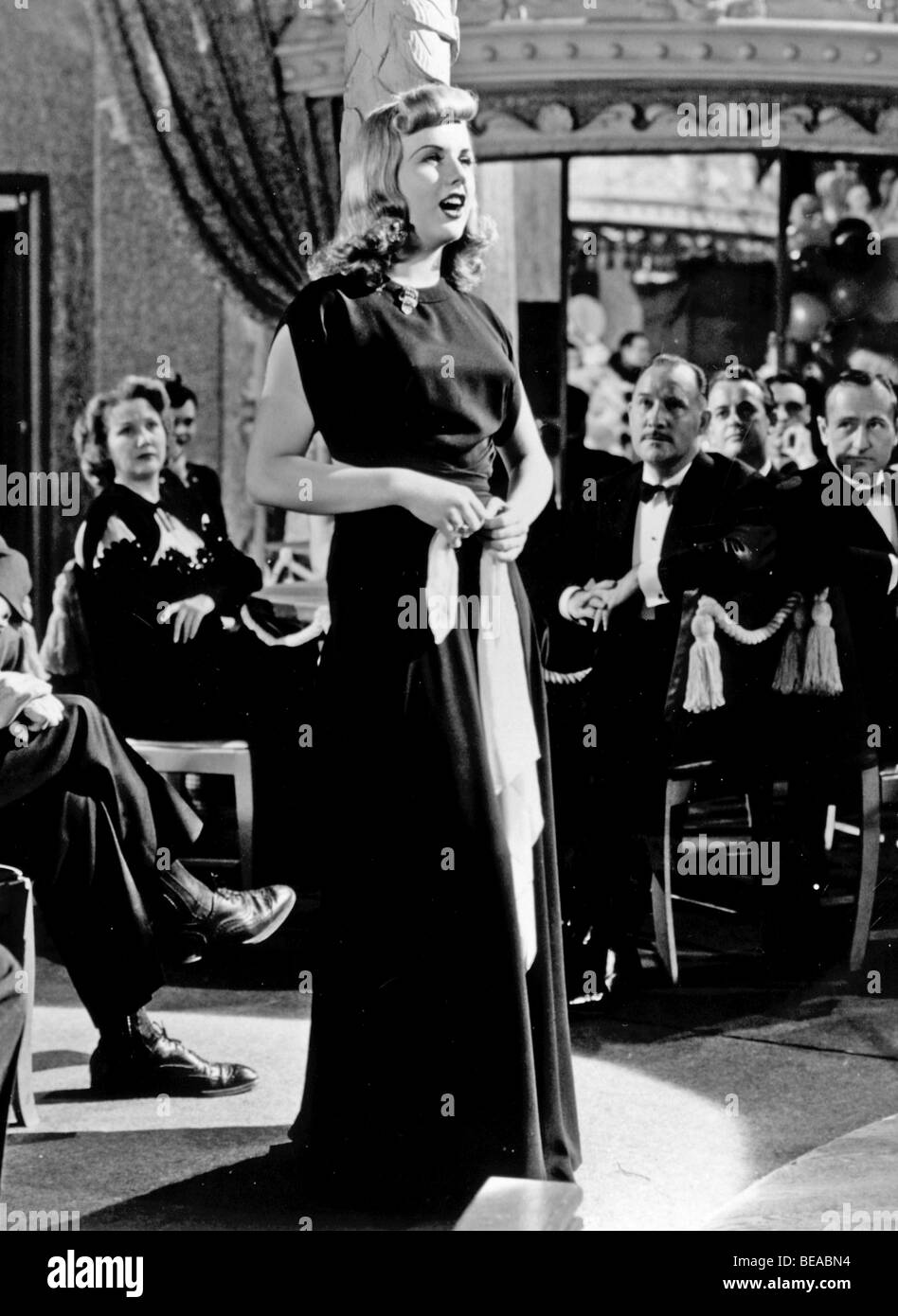 LADY ON A TRAIN - 1945 Universal Film mit Deanna Durbin Stockfoto