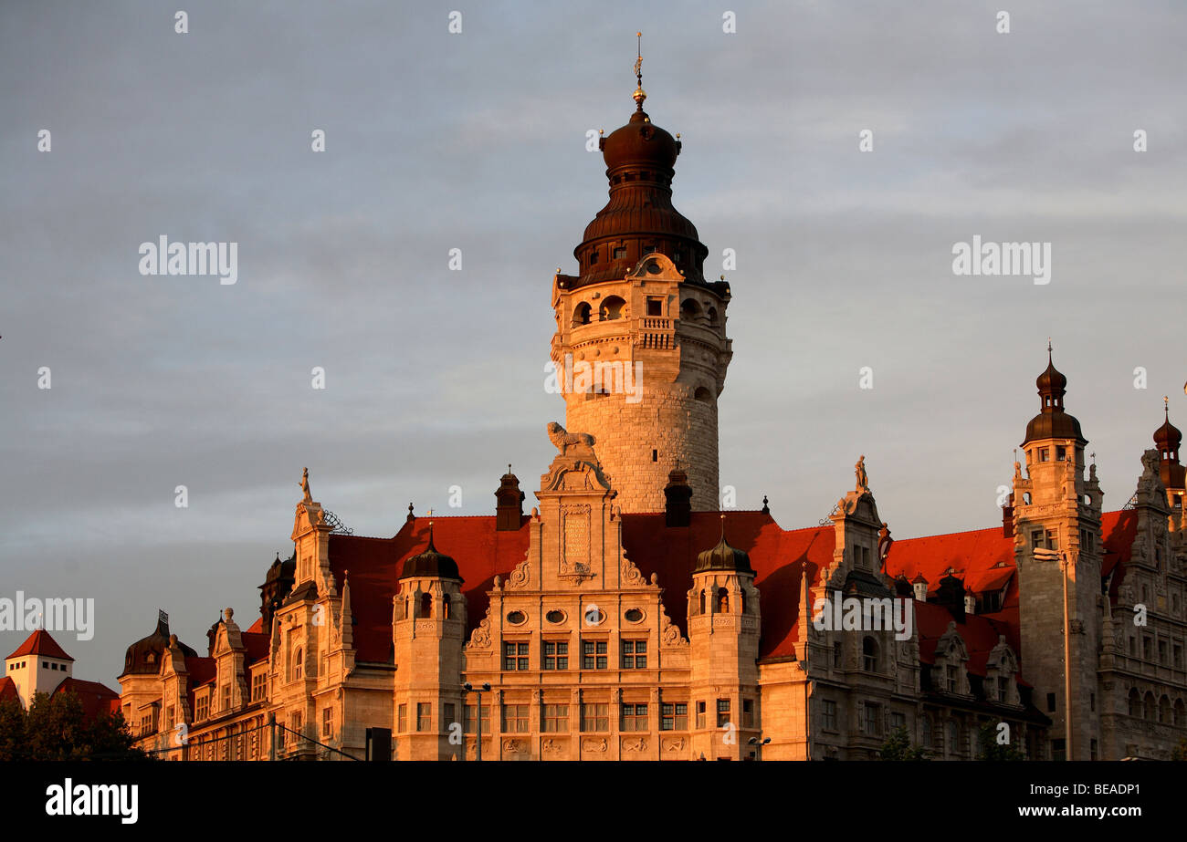 Das neue Rathaus, Leipzig, Deutschland Stockfoto