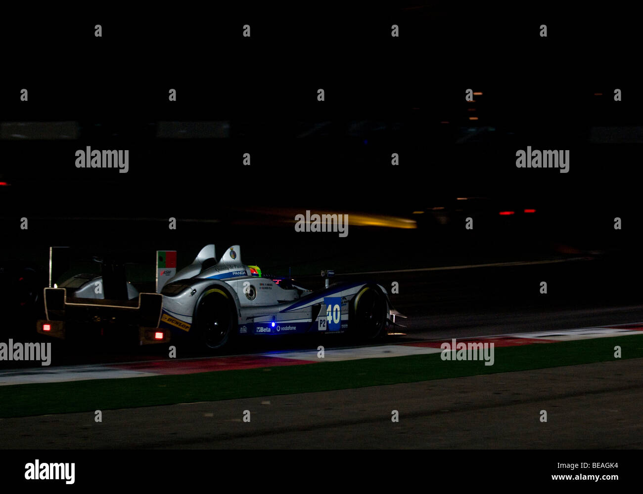 Der Le Mans Series 1000km der Algarve findet während der nachts im Autódromo Internacional do Algarve, in der Nähe von Portimão Stockfoto