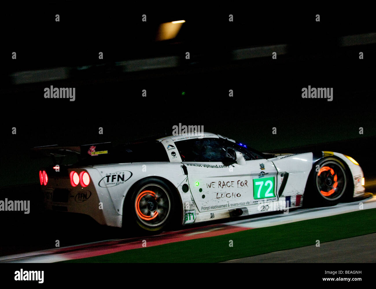 Der Le Mans Series 1000km der Algarve findet während der nachts im Autódromo Internacional do Algarve, in der Nähe von Portimão Stockfoto