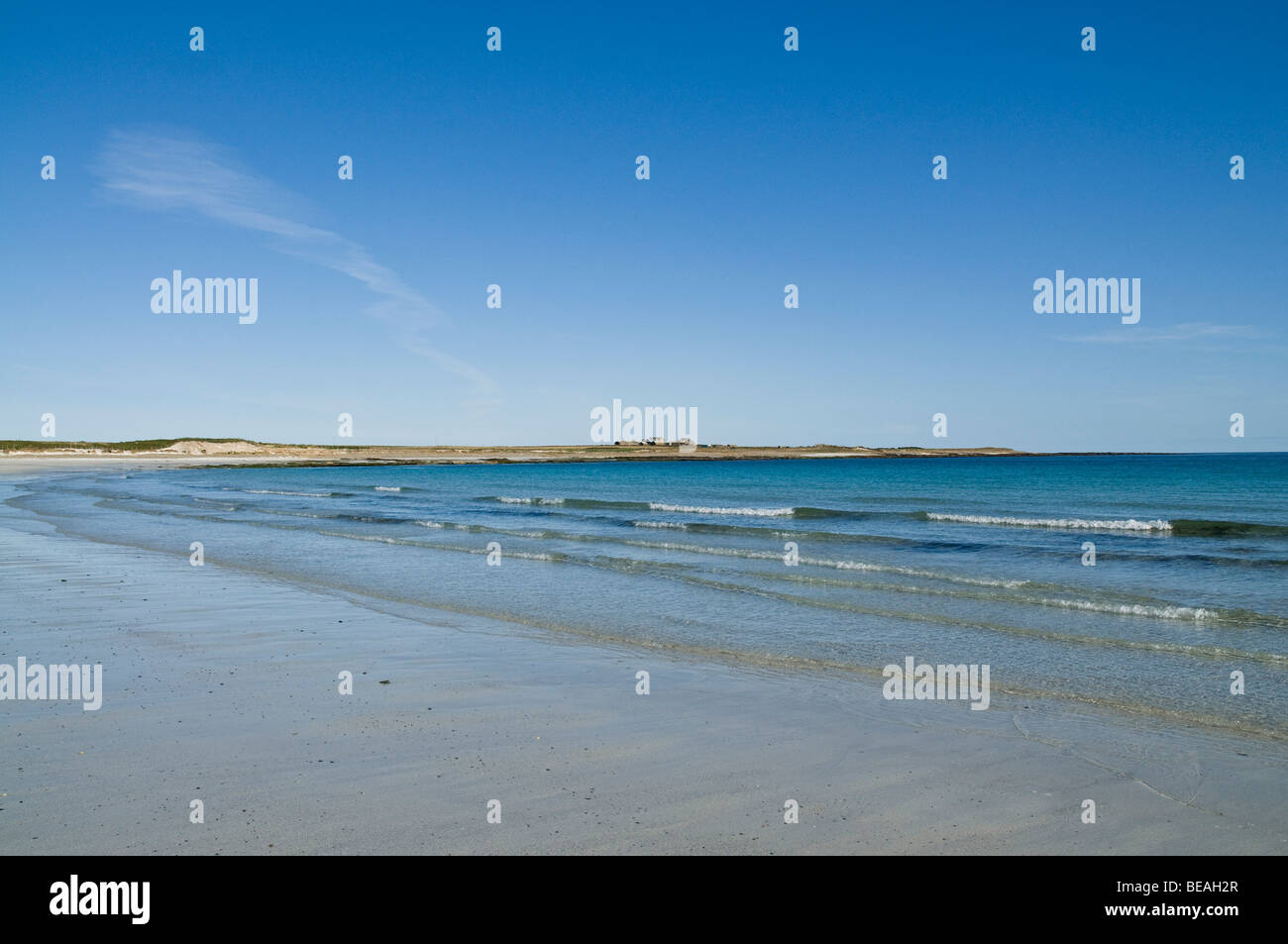 dh NORTH RONALDSAY ORKNEY abgelegenen Strand Bucht North Ronaldsay Orkney Stockfoto