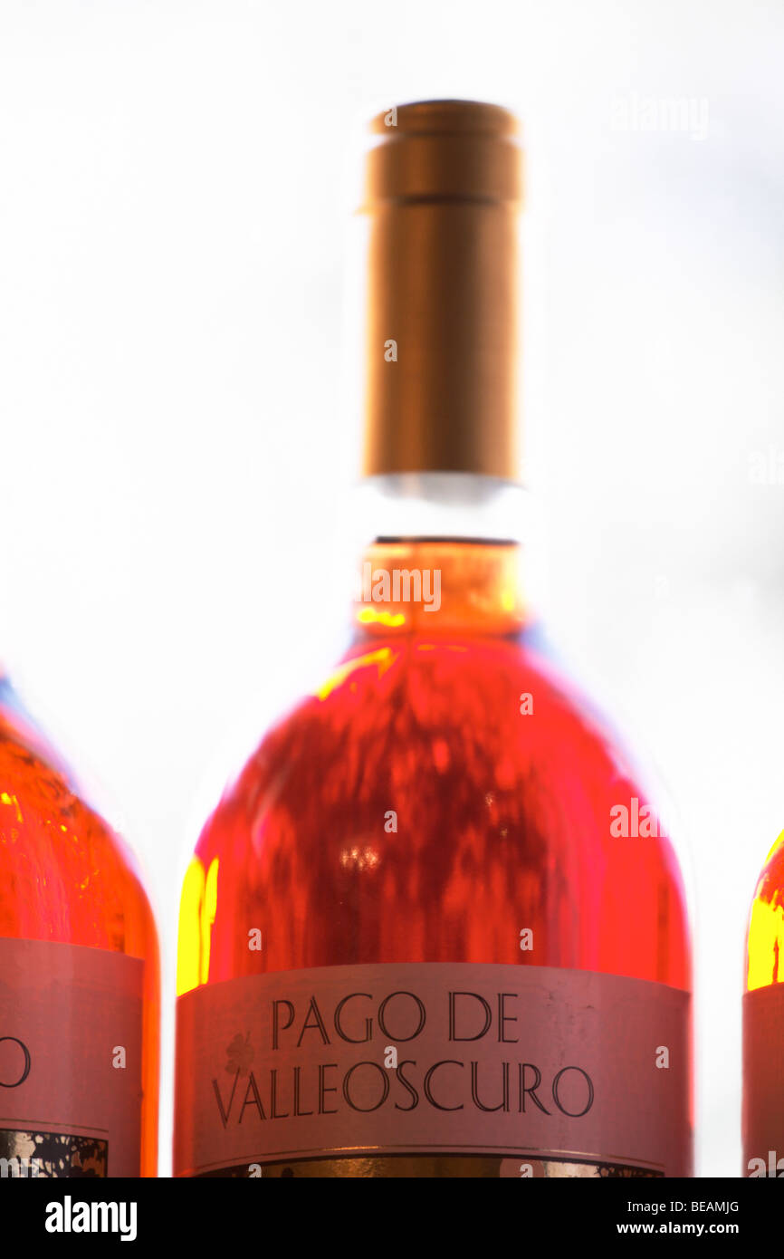 Pago de Valleoscuro Rosado Rose, Bodegas Otero, Benavente Spanien Kastilien und leon Stockfoto