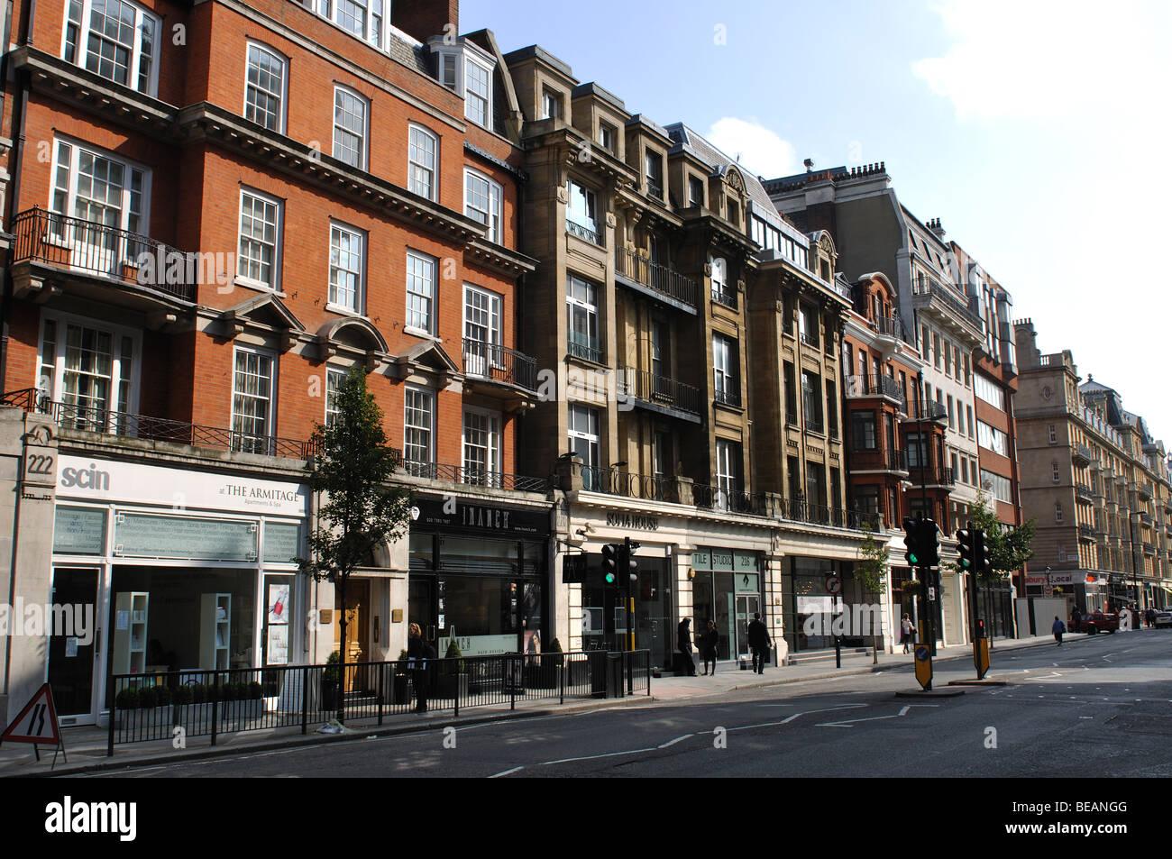 Great Portland Street, London, England, UK Stockfoto