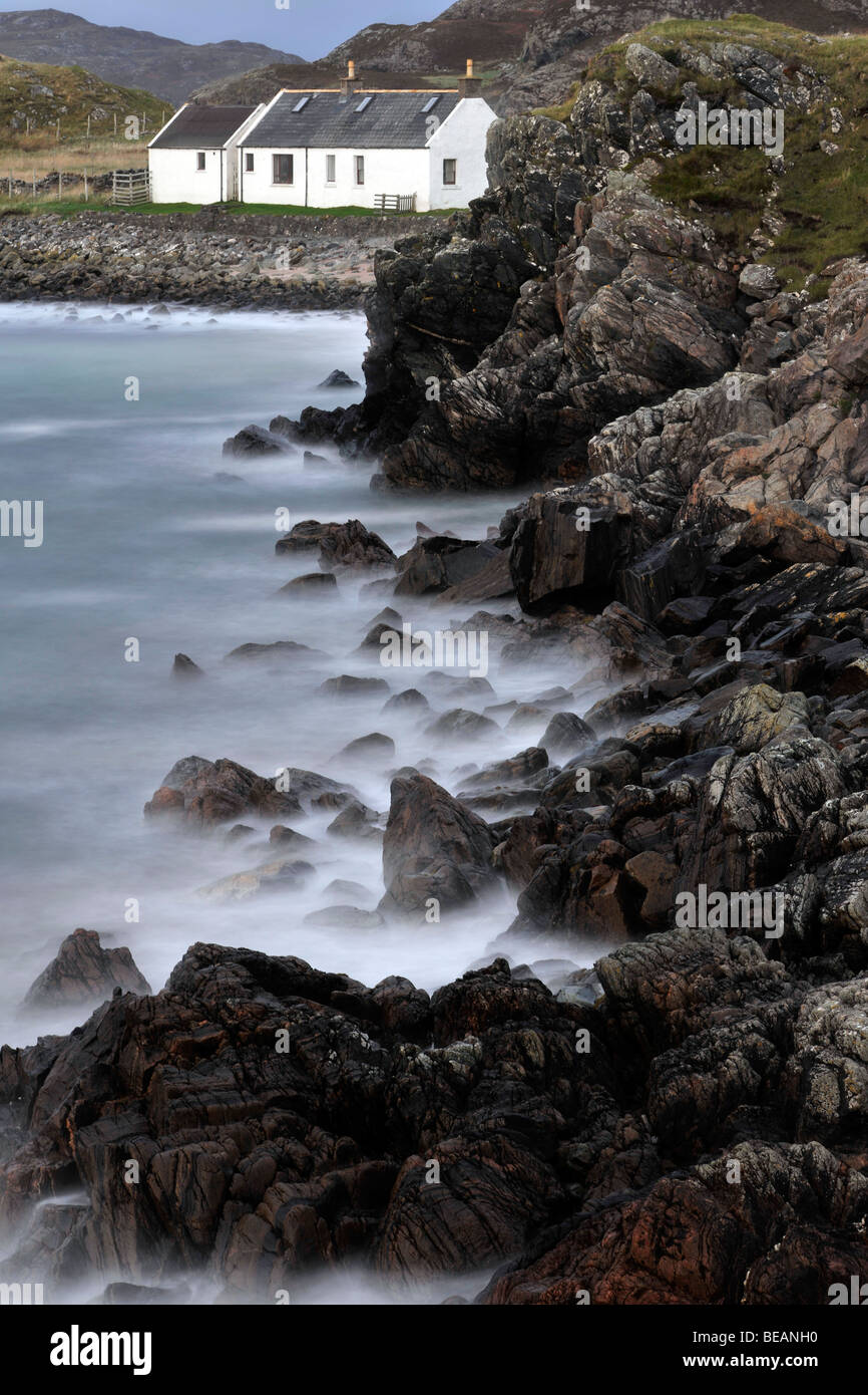 Clashnessie Bay, Assynt, Sutherland, Schottland, UK; Stockfoto