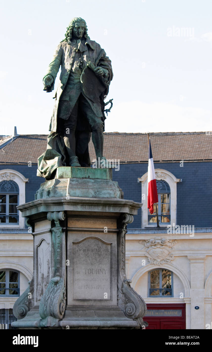 L U A de Tourny Statue Platz de Tourny Bordeaux Frankreich Stockfoto
