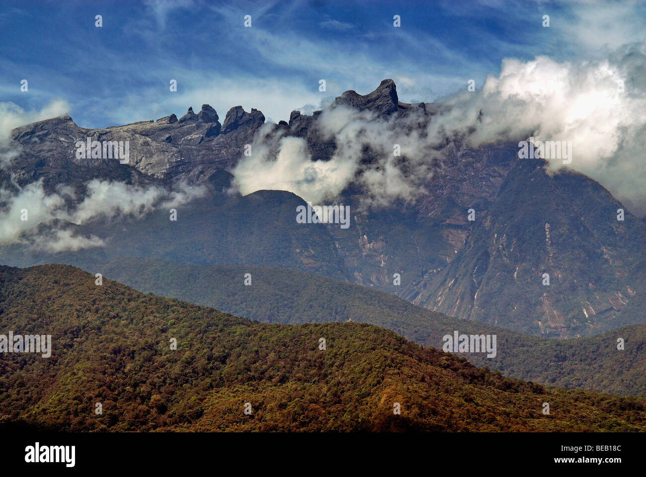 Mount Kinabalu, Sabah, Borneo, Malaysia Stockfoto