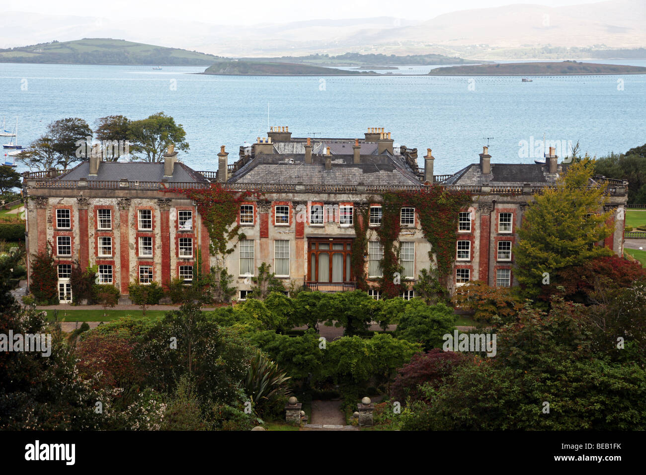 Bantry House, irische Herrenhaus, Bantry Bay, West Cork, Irland Stockfoto