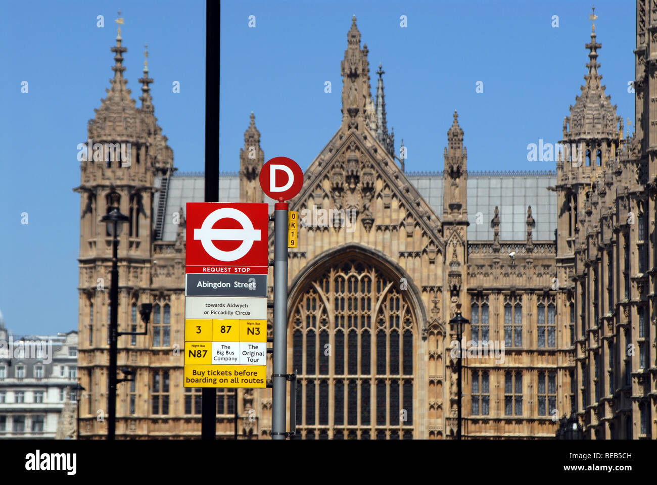 Houses of Parliament, London Stockfoto