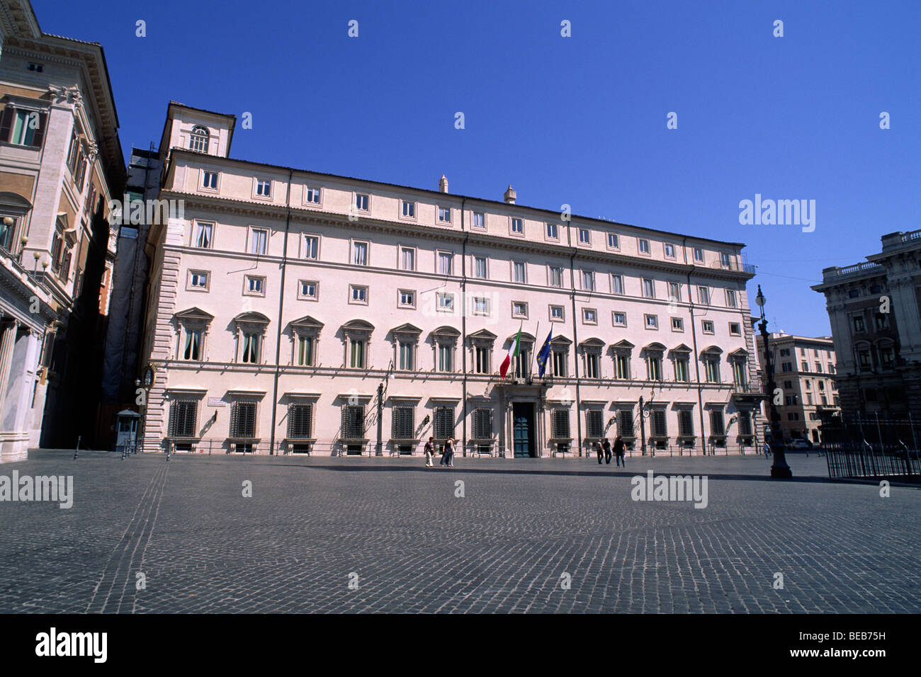 Italien, Rom, Palazzo Chigi, Sitz der italienischen Regierung Stockfoto