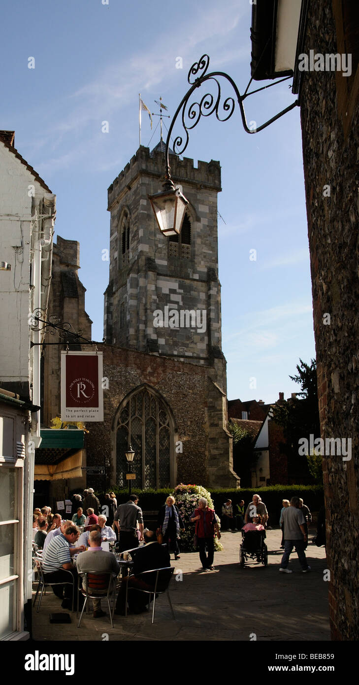 St Thomas quadratische Salisbury Wiltshire England UK Stockfoto