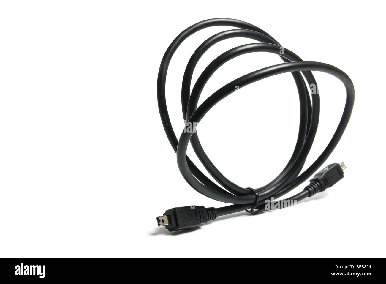 FireWire-Kabel Stockfoto