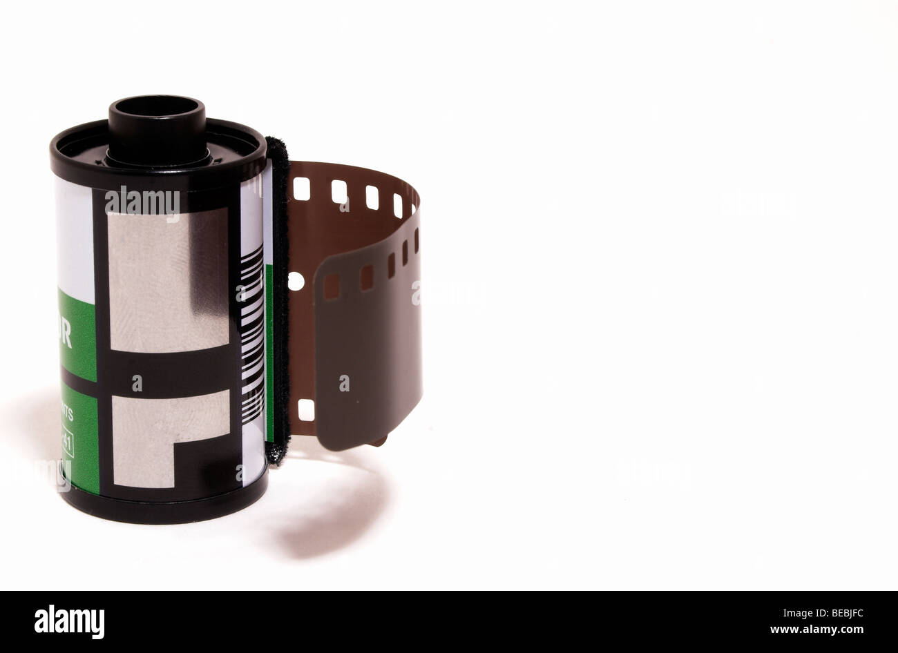 35mm Filmdose Stockfoto