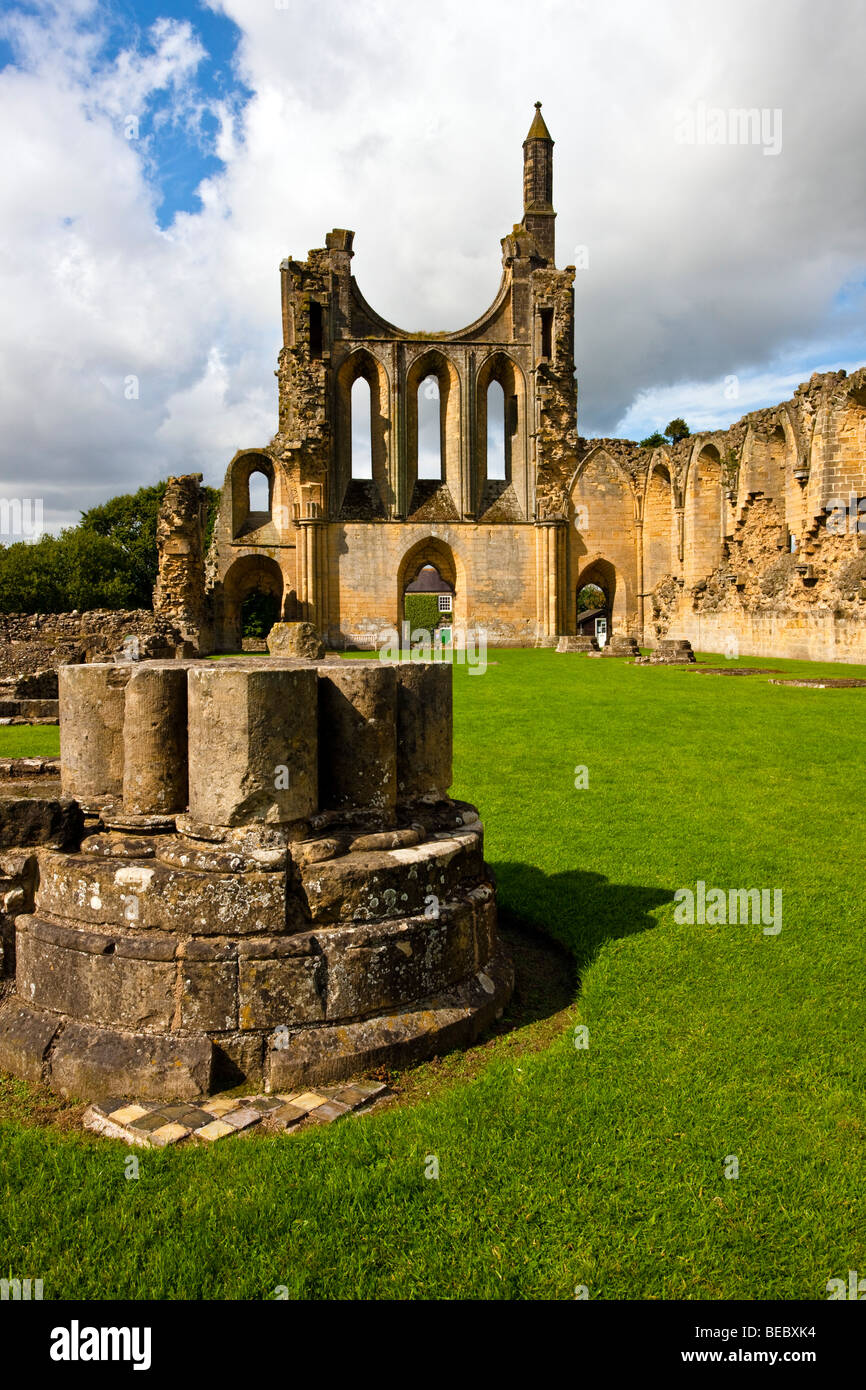 Byland Abbey, in der Nähe von Wass Helmsley North York Moors National Park Stockfoto