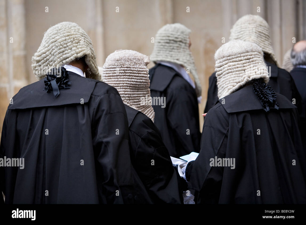 Richter-Prozession Dienst in der Westminster Abbey in London Stockfoto
