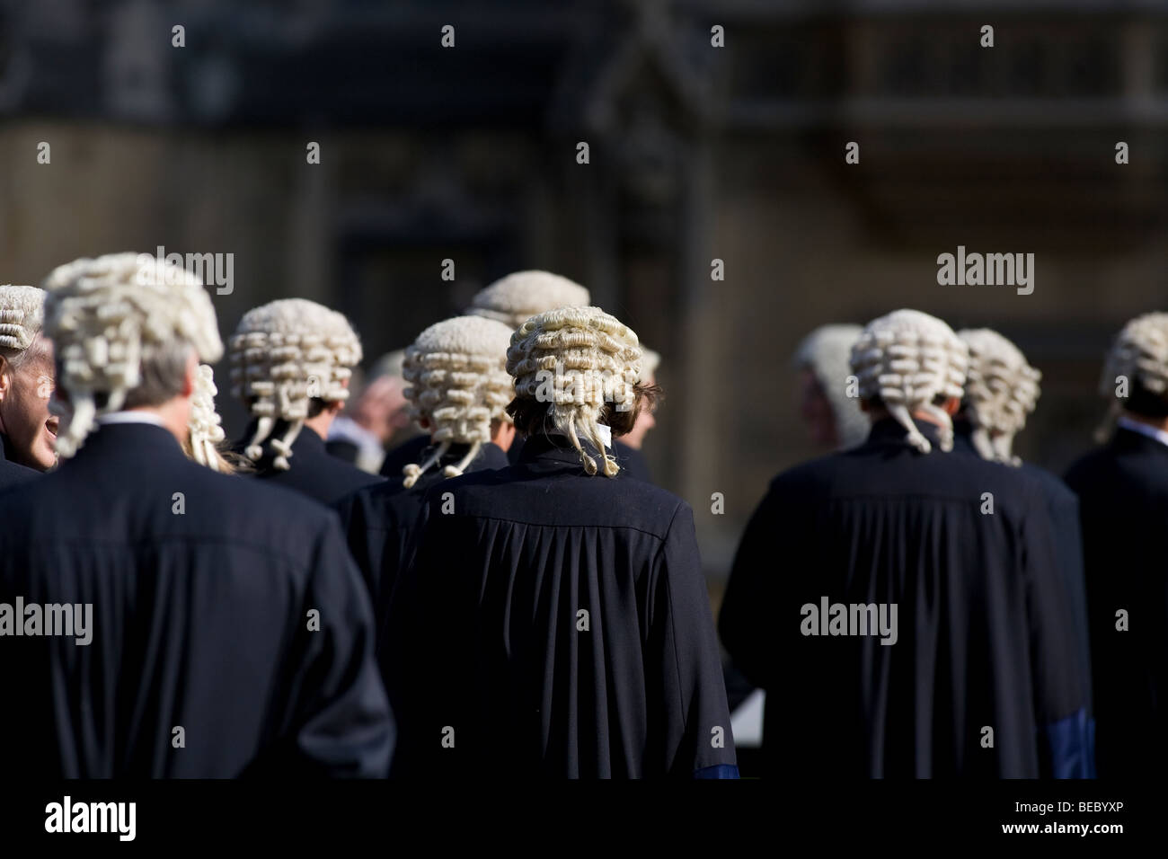 Richter-Prozession Dienst in der Westminster Abbey in London Stockfoto