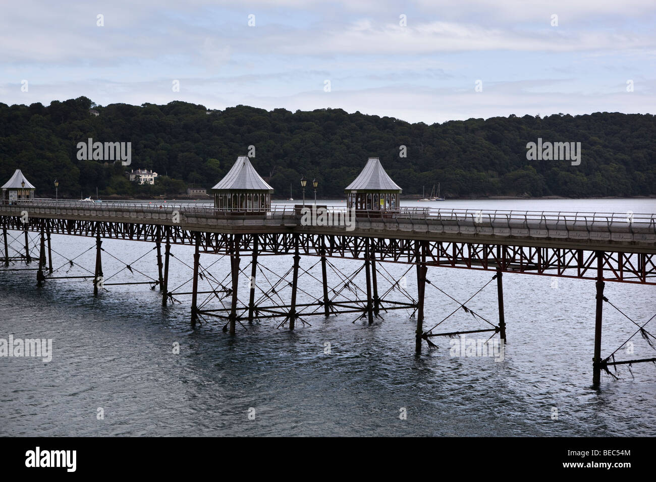 Bangor Pier Gwynedd Nordwales Stockfoto