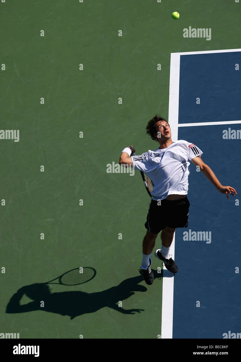 US Open 2009, USTA Billie Jean National Tennis Center, New York, Sport, Grand-Slam-Turnier, Philipp Kohlschreiber (GER) Stockfoto