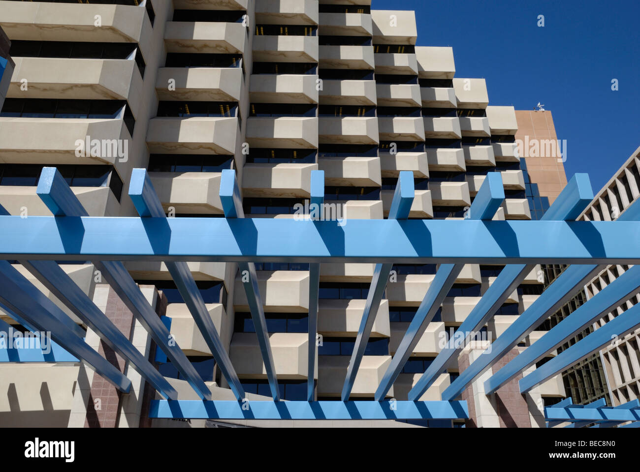Das Albuquerque/Bernalillo County Government Center, Albuquerque, New Mexico, USA. Stockfoto