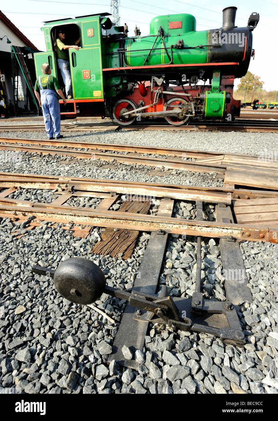 Dampfbahn Lok Kohle Tank Motor Stockfoto