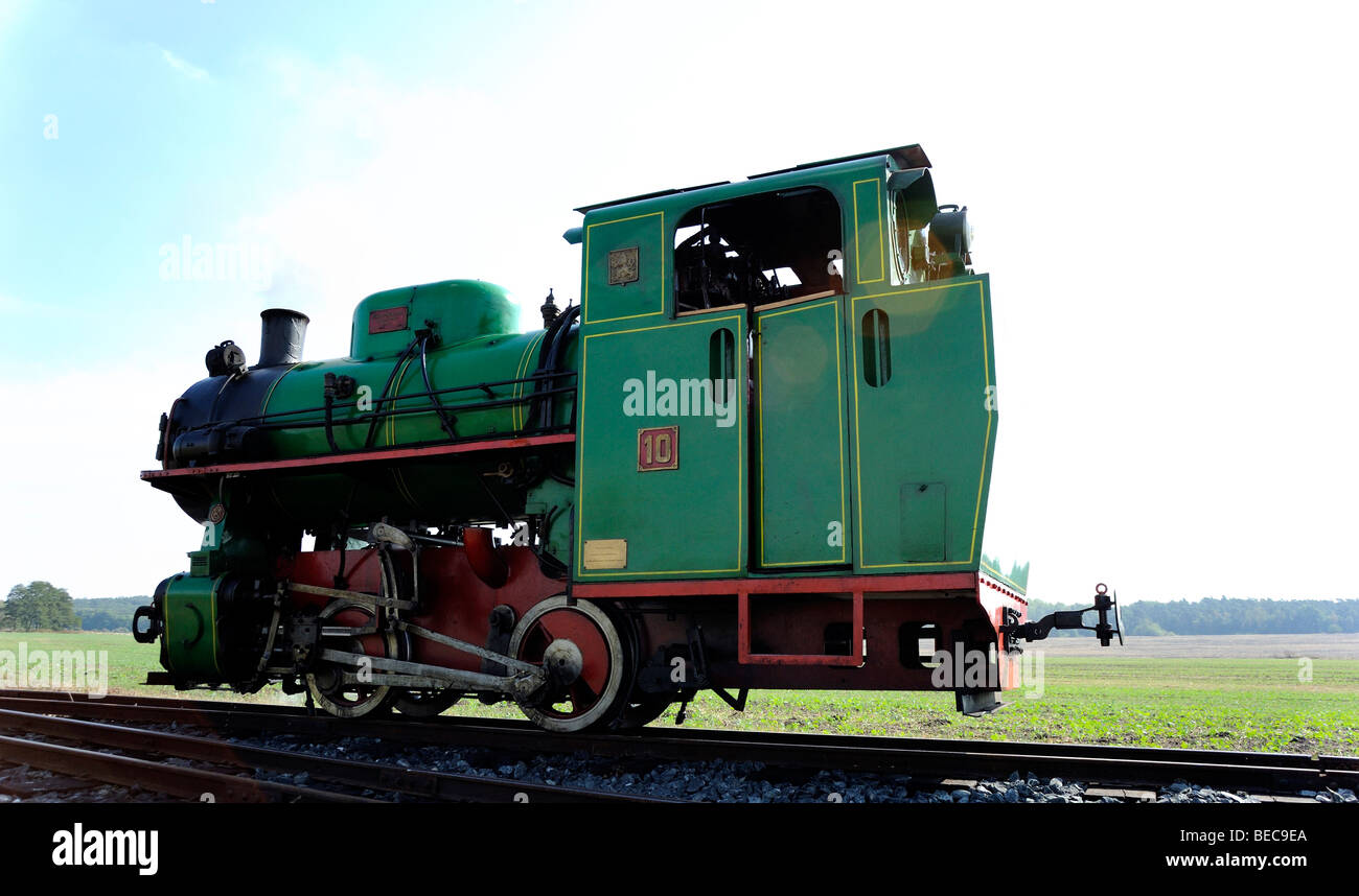 Dampfbahn Lok Kohle Tank Motor Stockfoto