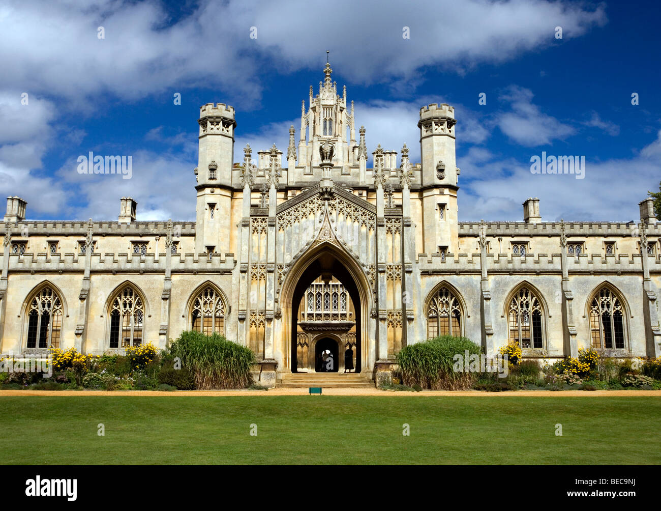 St. Johns College in Cambridge, Cambridgeshire, Großbritannien. Stockfoto